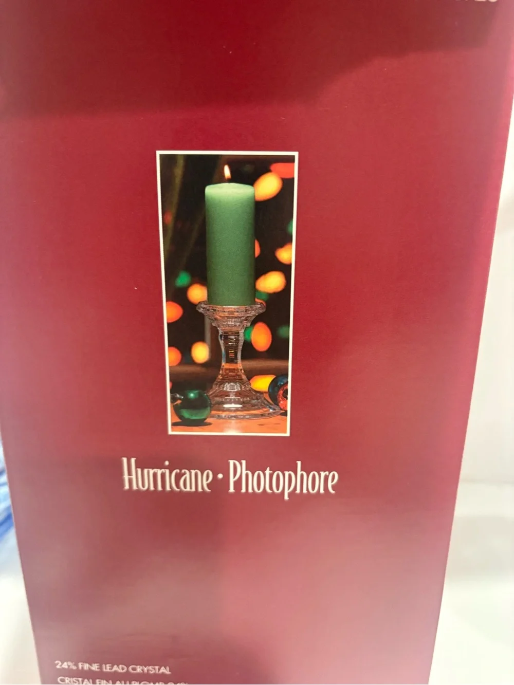 Clear Leaded Hurricane Lantern - Clear